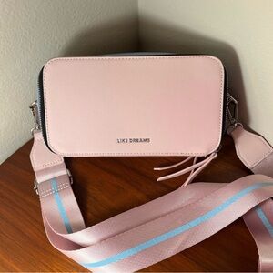 Like Dreams Pink and Blue Crossbody